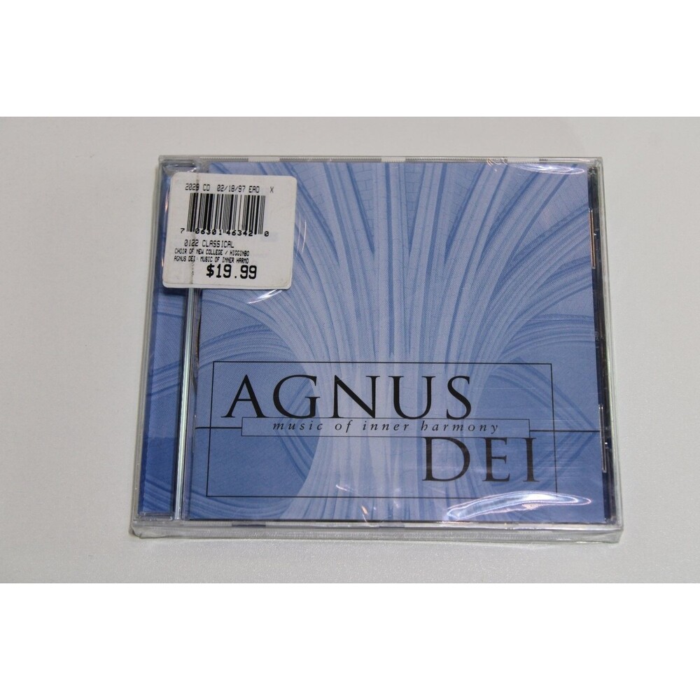 Agnus Dei: Music of Inner Harmony CD 1996 Choral Classical Erato
